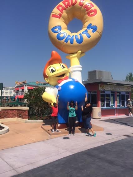 Us in Springfield with the Simpsons