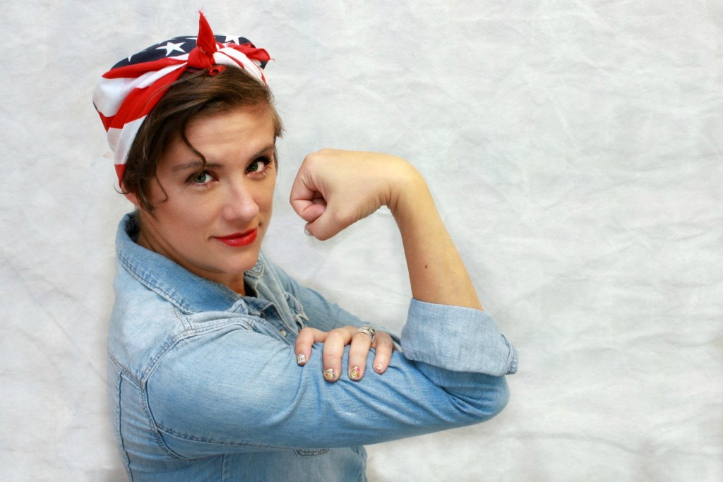 Rosie the Riveter, Modeled by Sarah Mitchell