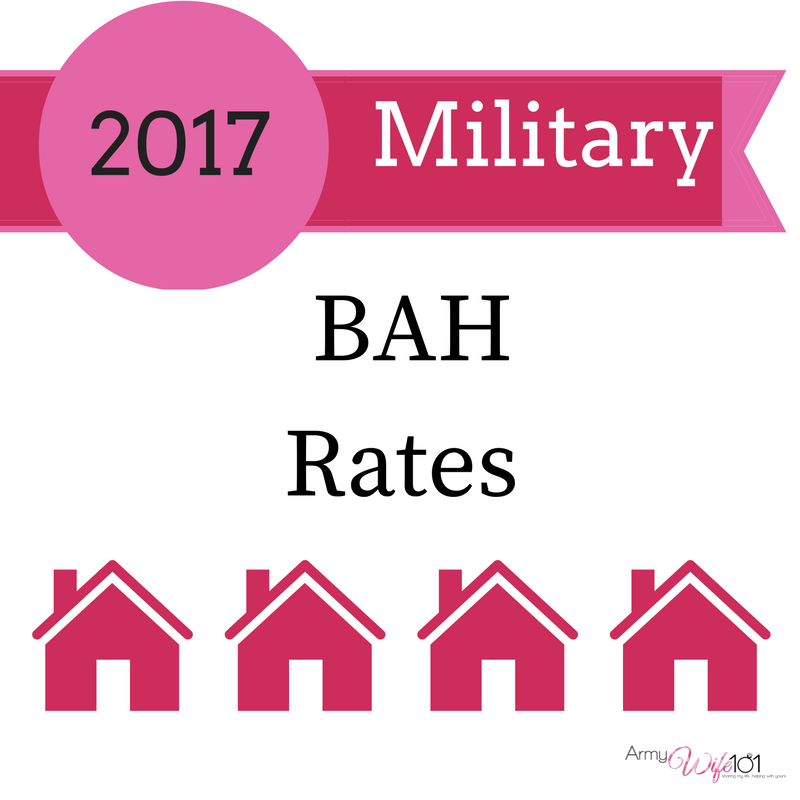 2017 Military Pay Chart Bah